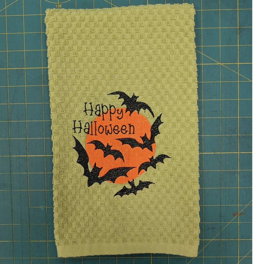 Happy Halloween Kitchen Bath Bar Tea Hand Towel, Great Gift!